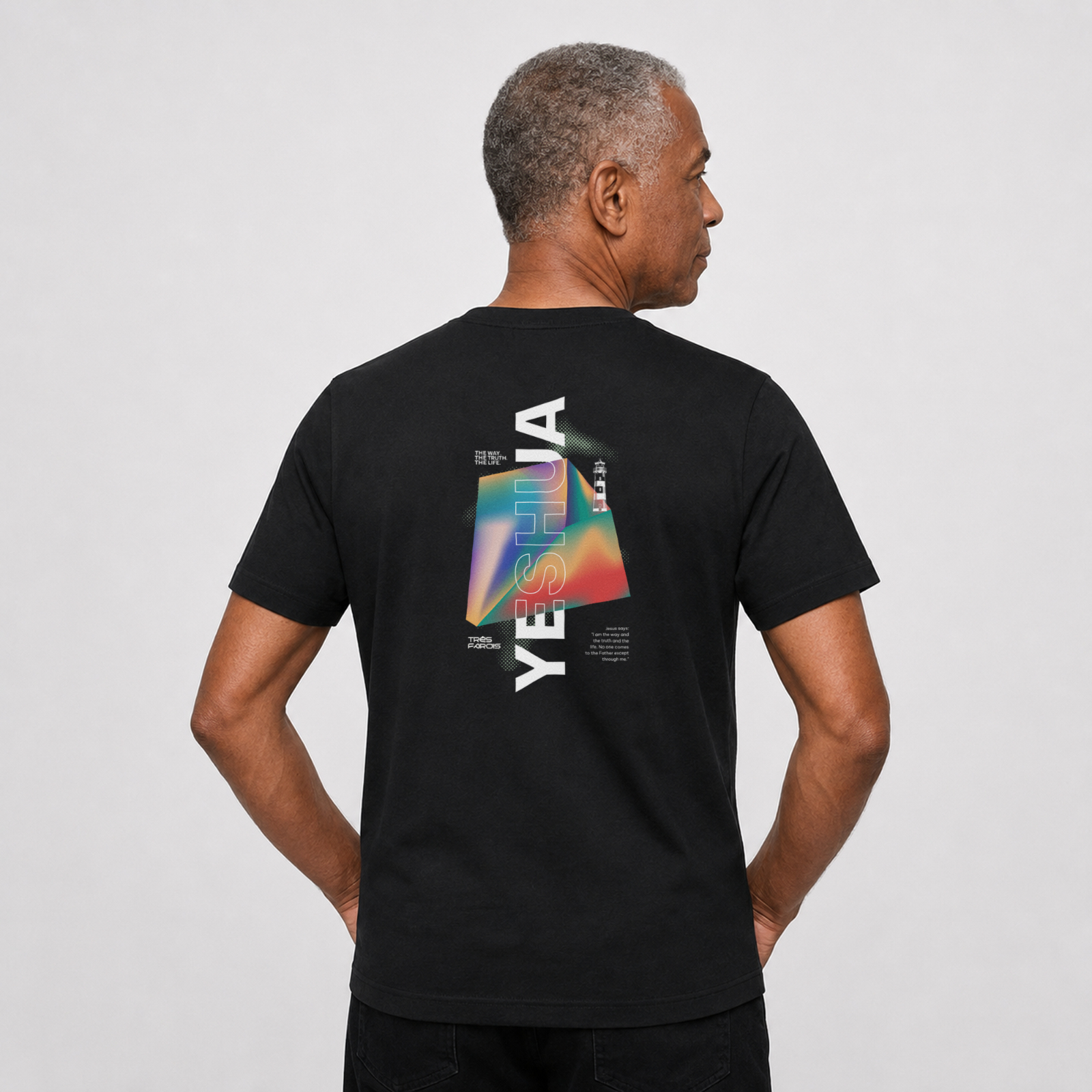 Camiseta Prisma Yeshua Casual Preta